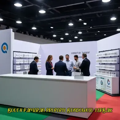 booth pameran properti bondowoso terbaik